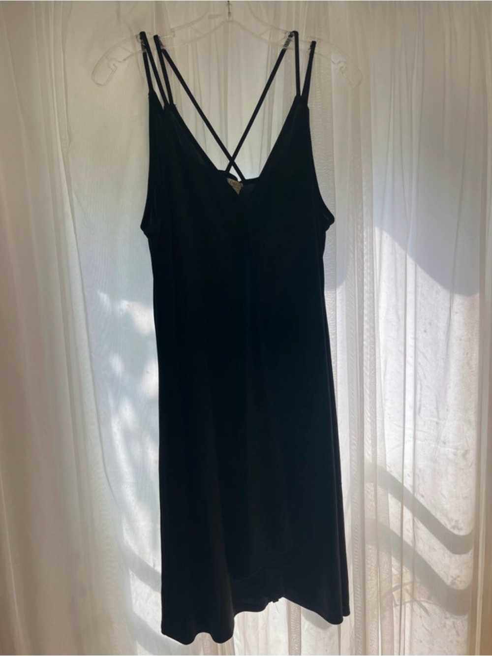 Women’s Cato Size Large Strapping Black Tank dress Summer Cool Date Elegant
